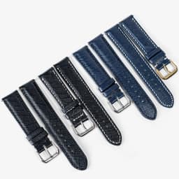 Thumbnail Dây da đồng hồ nam da saffiano cao cấp Bụi Leather - D112, khâu tay thủ công size 18mm, 20mm, 22mm, 24mm 1