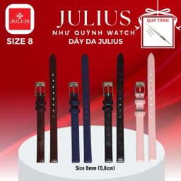 Thumbnail Dây da Julius Size số 8 (8mm/0,8cm) chất Genuine Leather nhiều màu (10 màu) 1