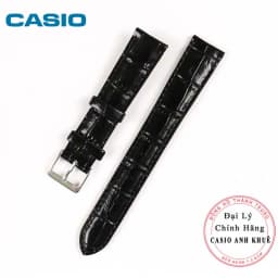 Thumbnail Dây da đồng hồ casio MTP-1192E 18mm đen vân cá sấu 1