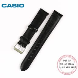 Thumbnail Dây da đồng hồ casio MTP-1192E 18mm đen vân cá sấu 2