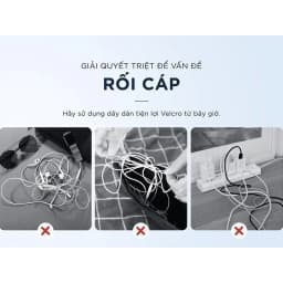 Thumbnail Dây dán Velcro Jisulife làm gọn dây sạc quạt 2