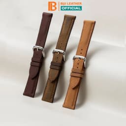 Thumbnail Dây đồng hồ nam da sáp ngựa điên- khâu tay thủ công D111 size 18mm, 20mm, 22mm, 24mm-Bụi Leather 1