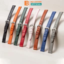 Thumbnail Dây đồng hồ nữ da bò nappa- khâu tay thủ công D101B size 10mm, 12mm, 14mm, 16mm, 18mm-Bụi Leather 1