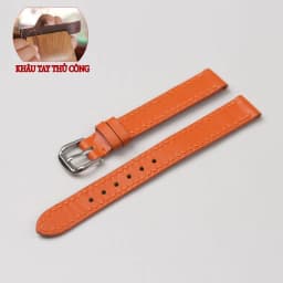 Thumbnail Dây đồng hồ nữ da bò nappa- khâu tay thủ công D101B size 10mm, 12mm, 14mm, 16mm, 18mm-Bụi Leather 2