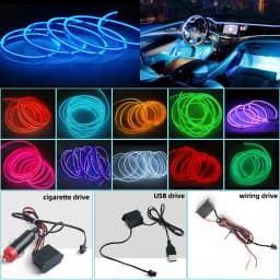 Thumbnail Dây đèn LED LYMOYO 5m trang trí nội thất xe hơi đẹp mắt 2