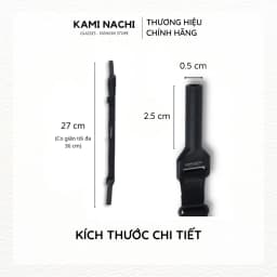 Thumbnail Dây đeo chống trượt chuyên dụng thể thao có dây vải bản dẹp có thể điều chỉnh kích thước KAMI NACHI 1