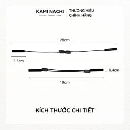 Thumbnail Dây đeo giữ chống trượt cho mắt kính chất liệu nhựa silicon, ôm sát vòng đầu KAMI NACHI 2