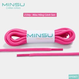 Thumbnail Dây Giày Tròn Chính Hãng Siêu Đẹp MINSU M0601 Bản Tròn 120cm Nhiều Màu Sắc Cho Các Loại Giày Thể Thao Sneaker Nam Nữ 3