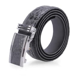 Thumbnail Dây nịt nam da cá sấu da bụng 3,5P màu đen, nâu đất, vàng bò, nâu đỏ HP4201-02-03-40 1