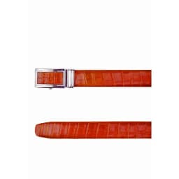 Thumbnail Dây nịt nam da cá sấu da bụng 3,5P màu đen, nâu đất, vàng bò, nâu đỏ HP4201-02-03-40 4