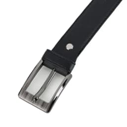 Thumbnail Dây nịt nam Huy Hoàng 3,5 phân may viền màu đen HP4005 2