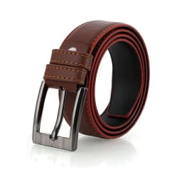 Thumbnail Dây nịt nam Huy Hoàng 3,5 phân may viền màu Bò HP4004, Đen HP4005, Nâu HP4006 1