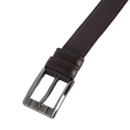 Thumbnail Dây nịt nam Huy Hoàng 3,5 phân may viền màu nâu HP4006 2