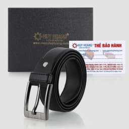Thumbnail Dây nịt nam Huy Hoàng 3,5P may viền màu bò, đen, nâu HP4004-05-06 4