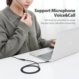 Thumbnail Dây nối dài cổng 3.5mm aux Vention Đầu mạ vàng cáp dài TPE 1m 2m dùng cho Tai Nghe loa jack 3.5 mm 3