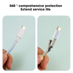 Thumbnail Dây quấn bảo vệ tai nghe , cáp sạc nhiều màu sắc - Vinzy 3