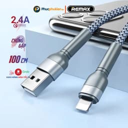 Thumbnail Dây sạc 2m chính hãng Remax 124i hỗ trợ sạc 2.4A dành cho 14 pro max trở xuống Phúc Phụ Kiện Remax 1