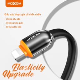 Thumbnail Dây sạc 3A chuyên dụng dành cho 6 7 8 plus x xs max 11 12 13 pro max chất liệu sơn Piano siêu bền MOXOM CB96 3