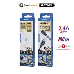 Thumbnail Dây sạc chính hãng Remax 138i hỗ trợ sạc nhanh 12w cho smart phone - Phúc Phụ Kiện Bảo hành 12 tháng 1 đổi 1 2