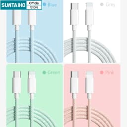Thumbnail Dây Sạc IP Nhanh PD 20W Type-C Cáp Sạc Hỗ Trợ Truyền Dữ Liệu Suntaiho Cho iPhone iPad 4