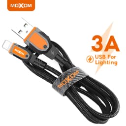 Thumbnail Dây sạc Lighting siêu bền MOXOM sạc nhanh QC 3A dùng cho 7 8 plus x xs max 11 12 13 14 pro max dài 1m 1