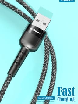 Thumbnail Dây sạc Micro chính hãng Moxom sạc nhanh 3A bọc dù siêu bền dài 1m dùng cho Samsung Oppo Xiaomi Redmi 2