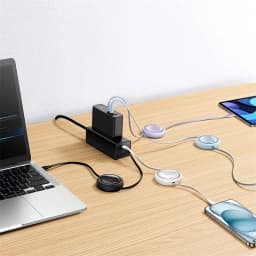 Thumbnail Dây sạc nhanh 2 đầu Baseus Free2Draw Mini Retractable Type-C to Type-C 100W 1m 3