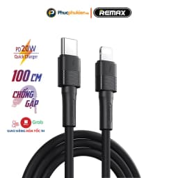 Thumbnail Dây sạc nhanh 20w Remax C056 sạc nhanh 20w chuẩn PD Type C to Phone cho 14 Pro max - Phúc Phụ Kiện 1