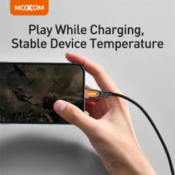 Thumbnail Dây sạc nhanh 20w TypeC to L chuyên dùng cho xsmax 11 12 13 14 promax siêu bền bỉ MOXOM CB89 dài 1m 3