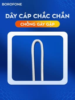 Thumbnail Dây sạc nhanh Hoco X56 H-UPF01-GR bọc nylon bện,hỗ trợ dòng sạc 3.0A, PD 20W, dài 1M cho iphone ipad 4