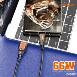 Thumbnail Dây sạc nhanh Type-C 66w VOOC chuyên dụng dành cho 15 Pro Max Oppo Samsung Xiaomi Redmi sạc nhanh QC 4.0 3.0 MOXOM 2
