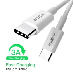 Thumbnail Dây sạc nhanh Type-C to Type-C PD 60W MOXOM Original cho Samsung, Oppo, Xiaomi ,Redmi, dài 1m 2