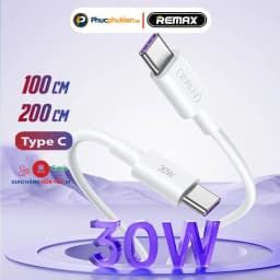 Thumbnail Dây sạc type c to type c Remax C021 dài 2m sạc nhanh 30w chuẩn PD cho 15 16 series - Phúc Phụ Kiện 3