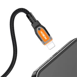 Thumbnail Dây sạc usb to Lighting MOXOM sạc nhanh QC 3A bọc dù dành cho x xsmax 11 12 13 14 pro max 3