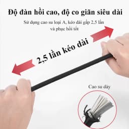 Thumbnail Dây thun ràng xe máy MYT Dây đai tròn móc thép đàn hồi buộc hành lý hàng hóa tăng chỉnh 1m 2m 3m 4m 3