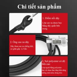 Thumbnail Dây thun ràng xe máy MYT Dây đai tròn móc thép đàn hồi buộc hành lý hàng hóa tăng chỉnh 1m 2m 3m 4m 4