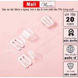 Thumbnail Dây vai trong suốt bản 1cm dùng cho áo ngực Wannabe DA10T tàng hình trên đôi vai tự tin khoe vai 4