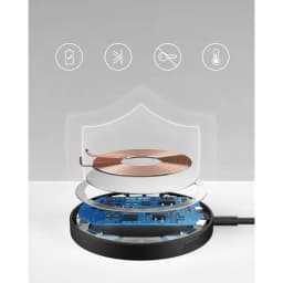 Thumbnail Đế sạc không dây từ tính ANKER PowerWave Select+ Magnetic 7.5W - A2566 2