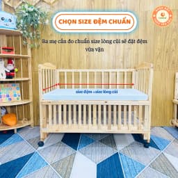Thumbnail Đệm Bông Ép GOLDCAT Kèm Áo Ghi Thiết Kế Kéo Khoá, Đệm Dày Tiêu Chuẩn 5CM, Đa Dạng Kích Thước Cho Cũi 1