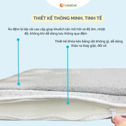 Thumbnail Đệm Cao Su Non GoldCat Dùng Cho Cũi Trẻ Em, Độ Dày 5cm, Đàn Hồi, Hỗ Trợ Phát Triển Xương , Cắt Theo Yêu Cầu. 3