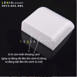 Thumbnail Đèn LED cảm ứng tự động sáng Lê Gia | Đèn LED cảm biến gắn tủ cánh cửa tủ thông minh | Đèn LED cảm biến siêu nhạy 2