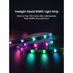 Thumbnail Đèn led dây Yeelight Obsid RGBIC - 16 triệu màu, Đồng bộ âm nhạc, Hỗ trợ Homekit 2