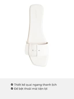 Thumbnail Dép Bệt Nữ Quai Ngang 1cm JUNO Mũi Vuông SD01095 2