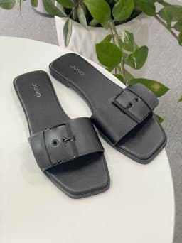 Thumbnail Dép Bệt Nữ Quai Ngang 1cm JUNO Mũi Vuông SD01095 4