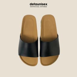 Thumbnail Dép Birken đế trấu nam nữ quai bảng ngang Detaunisex thấm hút mồ hôi chân - DETA12 1