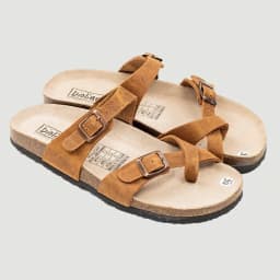 Thumbnail Dép Birken Đế Trấu BIOLINE Official Thiết Kế Unisex Quai Chéo Xỏ Ngón Da Bò - D06 1
