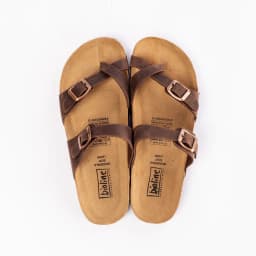 Thumbnail Dép Birken Đế Trấu BIOLINE Official Thiết Kế Unisex Quai Chéo Xỏ Ngón Da Bò - D06 4