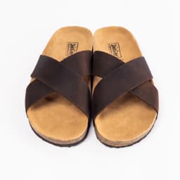 Thumbnail Dép Birken Đế Trấu BIOLINE Official Thiết Kế Unisex Quai Chữ X Da Bò Thật  - D03 2