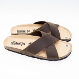 Thumbnail Dép Birken Đế Trấu BIOLINE Official Thiết Kế Unisex Quai Chữ X Da Bò Thật  - D03 3