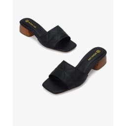 Thumbnail Dép cao gót nữ Đông Hải thiết kế quai ngang  ôm chân may chỉ nổi thời thượng - D7720 3